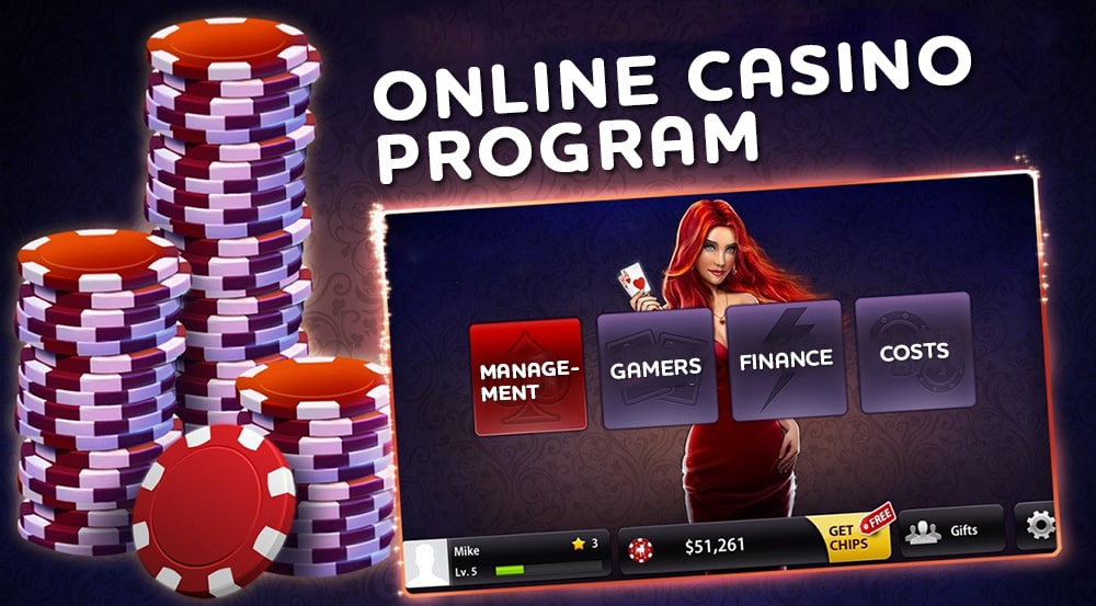 The operation principle of an online casino program