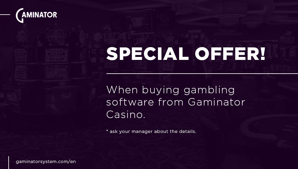 Casino management software: special offer