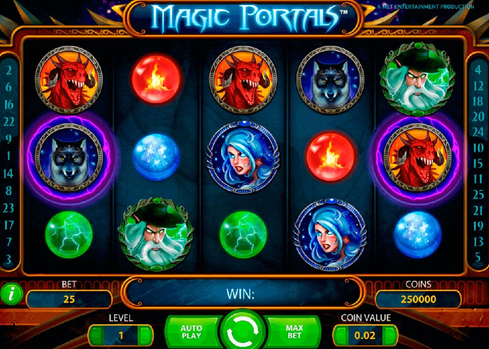 Magic Portals slot machine by NetEnt
