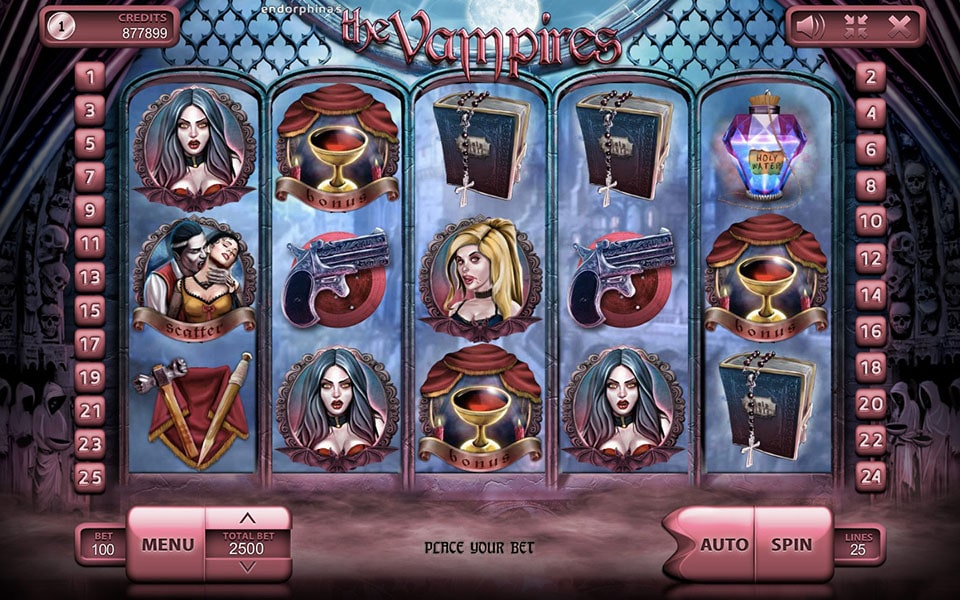 The Vampires: оригинальная игра провайдера Endorphina