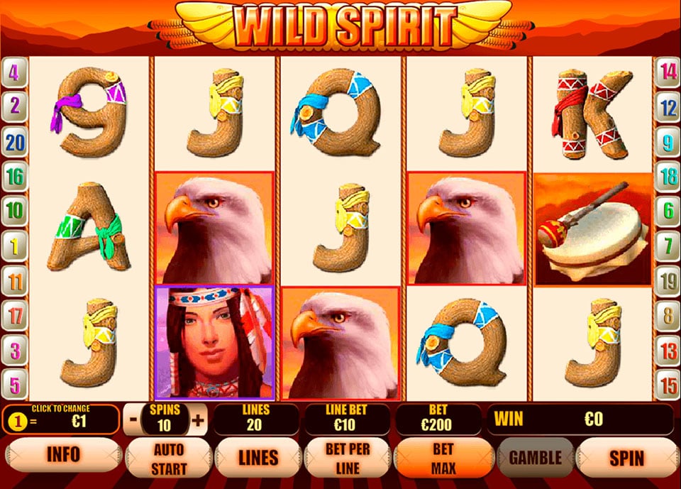 Wild Spirit online casino game by Playtech 