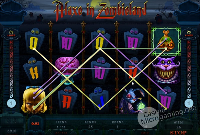 Игровой автомат Microgaming — Alaxe in Zombieland
