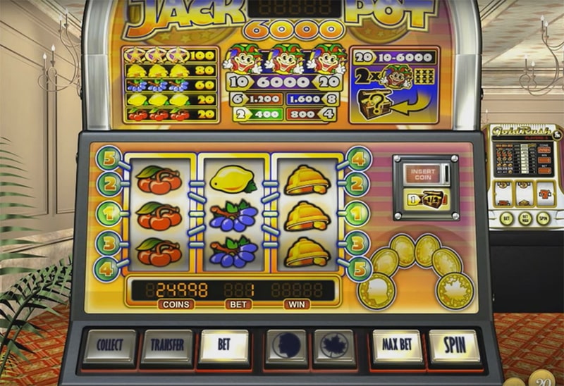 Игровой автомат NetEnt — Jackpot 6000