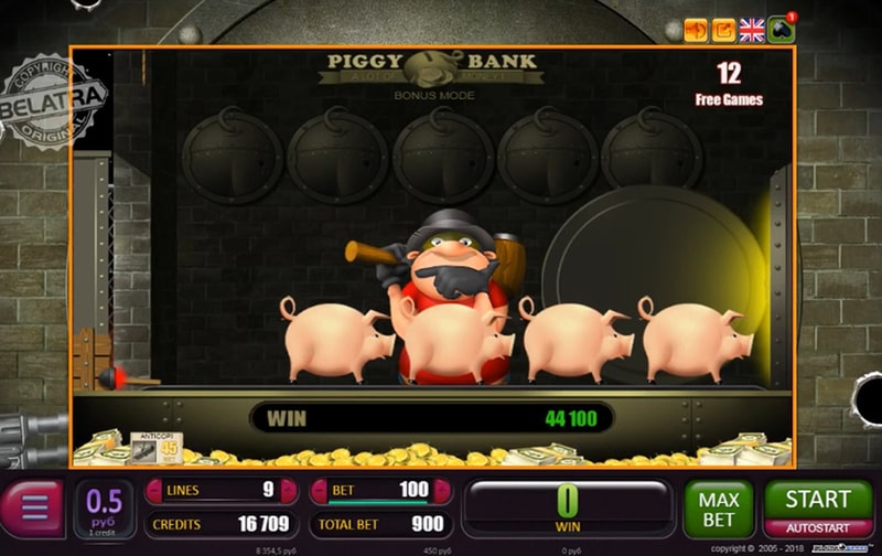 Piggy Bank by Belatra and other game novelties