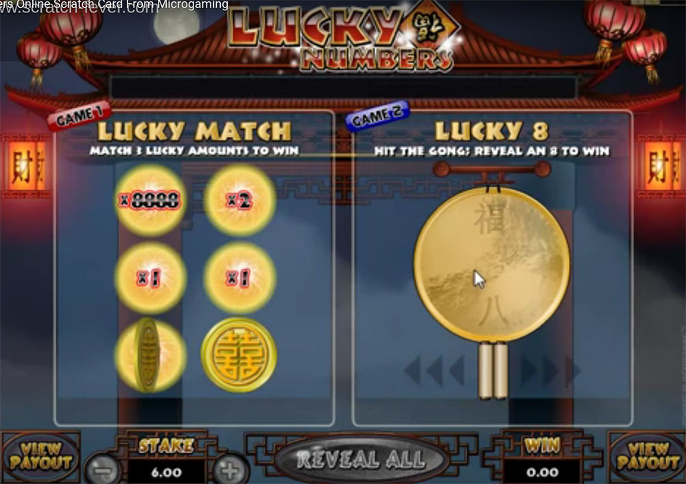 Lucky Numbers by Microgaming