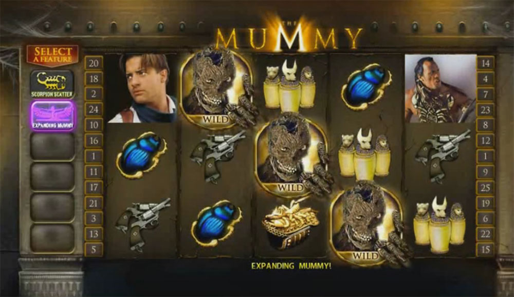 Игровой автомат Playtech — The Mummy