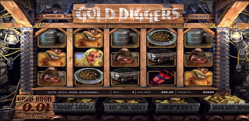 Слот-автомат Gold Diggers от BetSoft Gaming