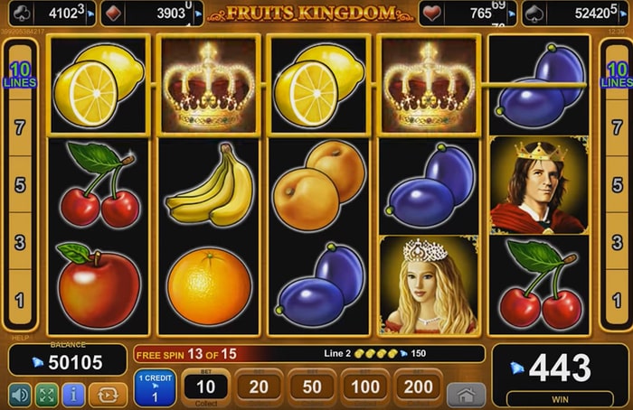 Слот-автомат від ЕGT — Fruits Kingdom