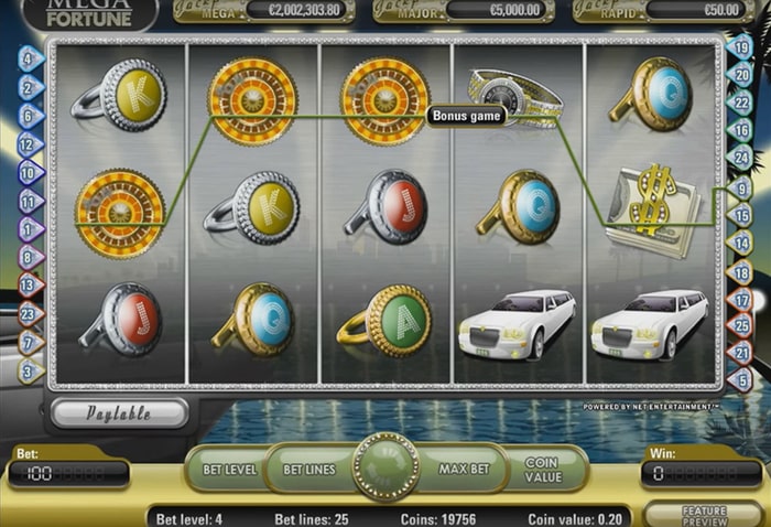 Игровой автомат NetEnt — Mega Fortune