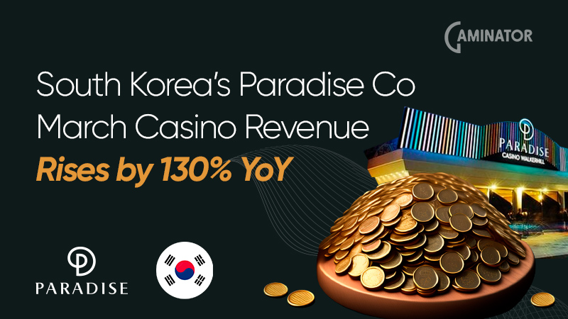 Paradise Co casino revenue increased