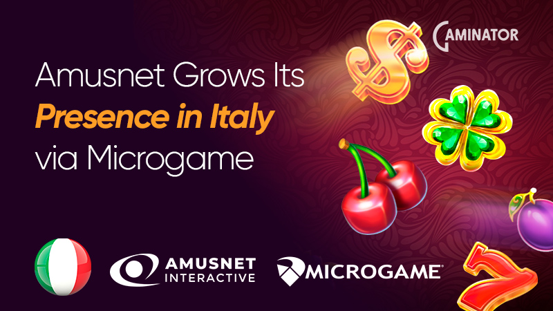 Amusnet and Microgame in Italy: collaboration