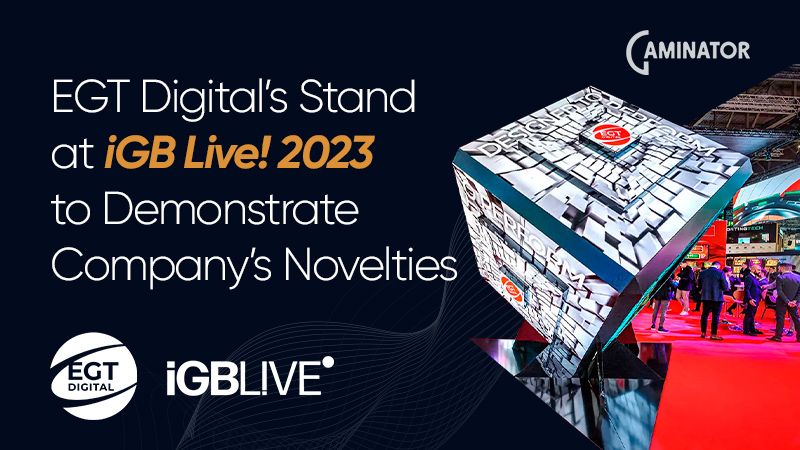 EGT Digital to present solutions at iGB Live