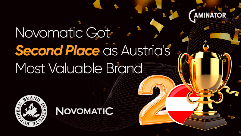Novomatic among top Austrian brands: 2nd place
