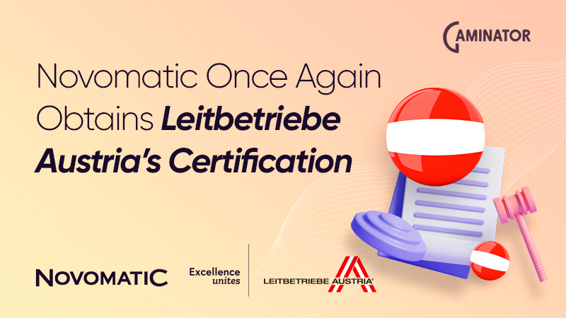 Novomatic certification by Leitbetriebe Austria