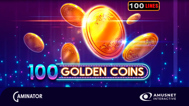 100 Golden Coins Online Video Slot by Amusnet